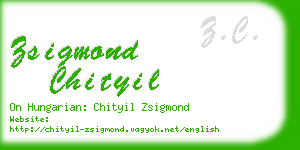 zsigmond chityil business card
